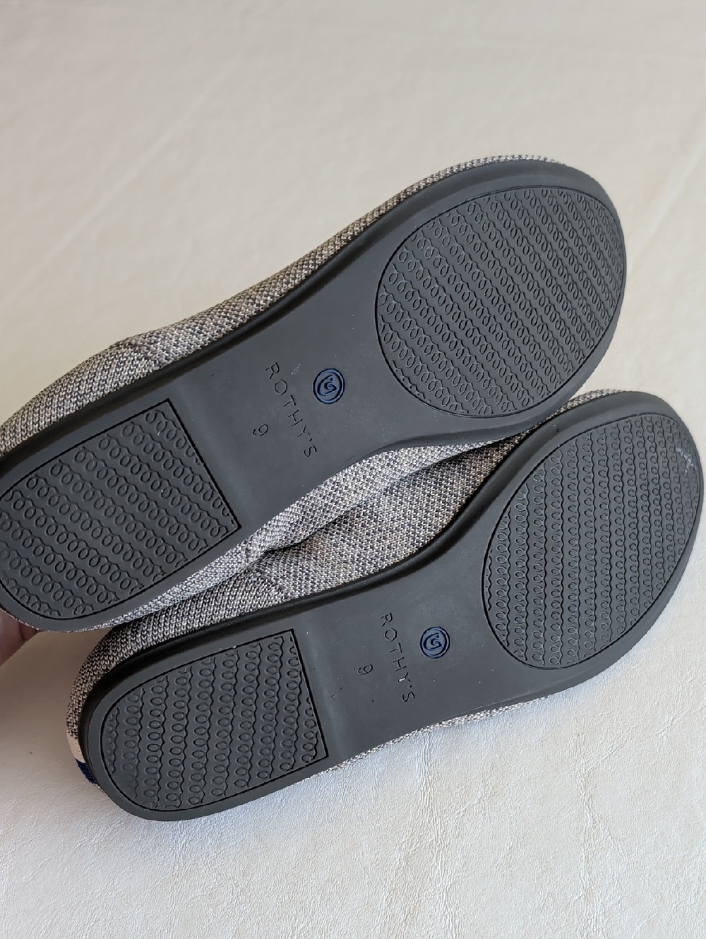 Rothy’s The Loafer in Gray & Blue Slip On Flats Women's Size 9 - Picture 5 of 9